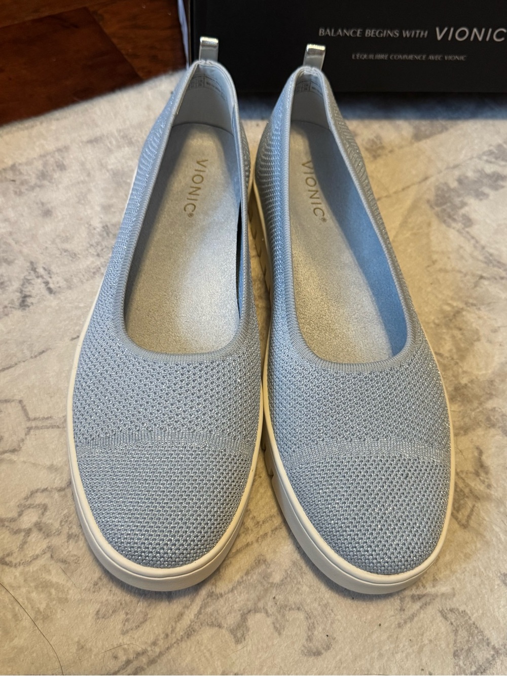 Vionic Womens Uptown Skimmer Knit Shoes 12